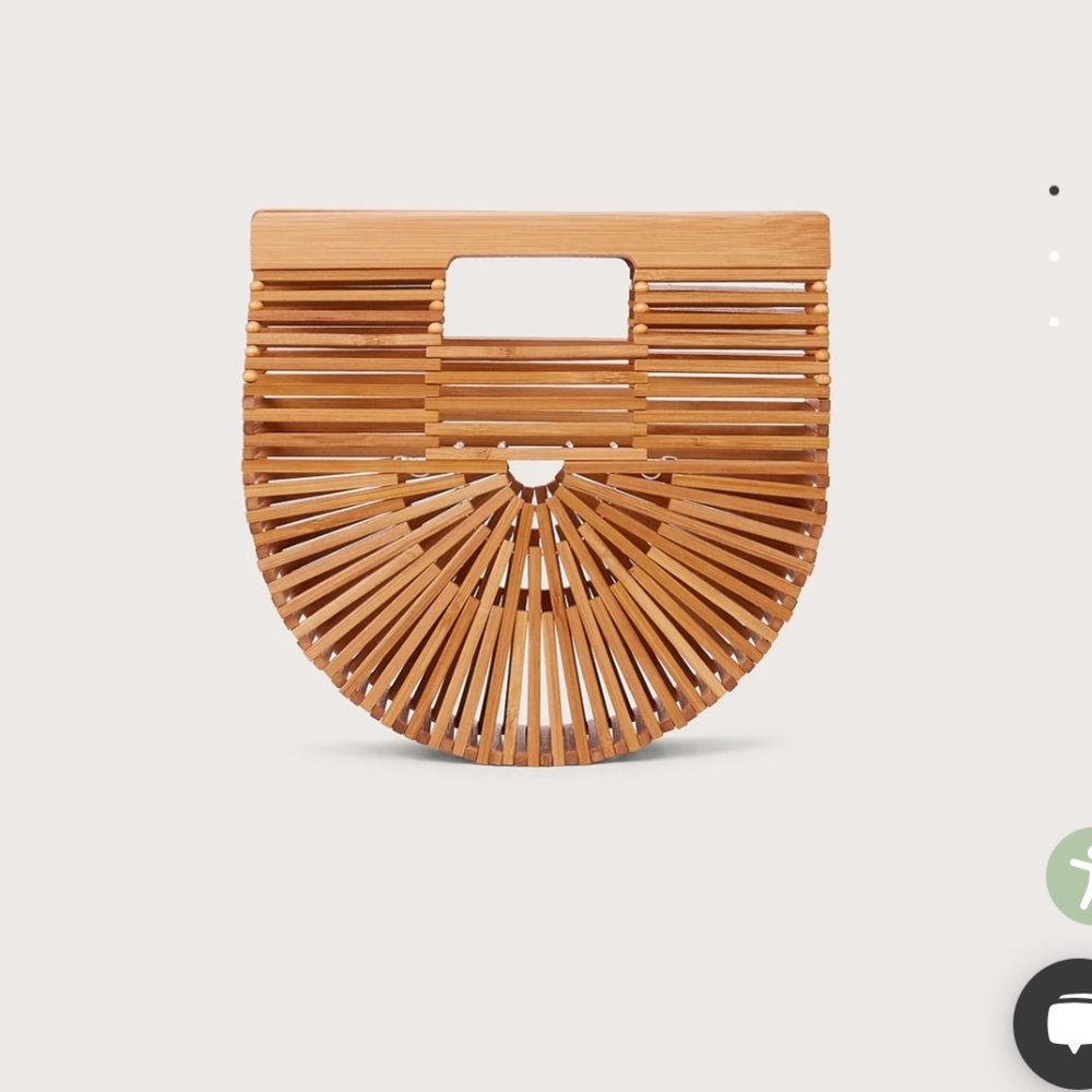 Cult Gaia Mini Ark Bag in Natural